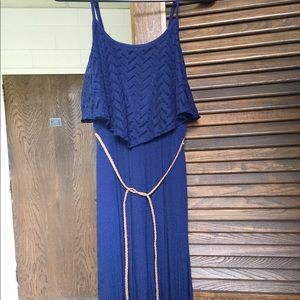 Trixxi navy blue maxi dress